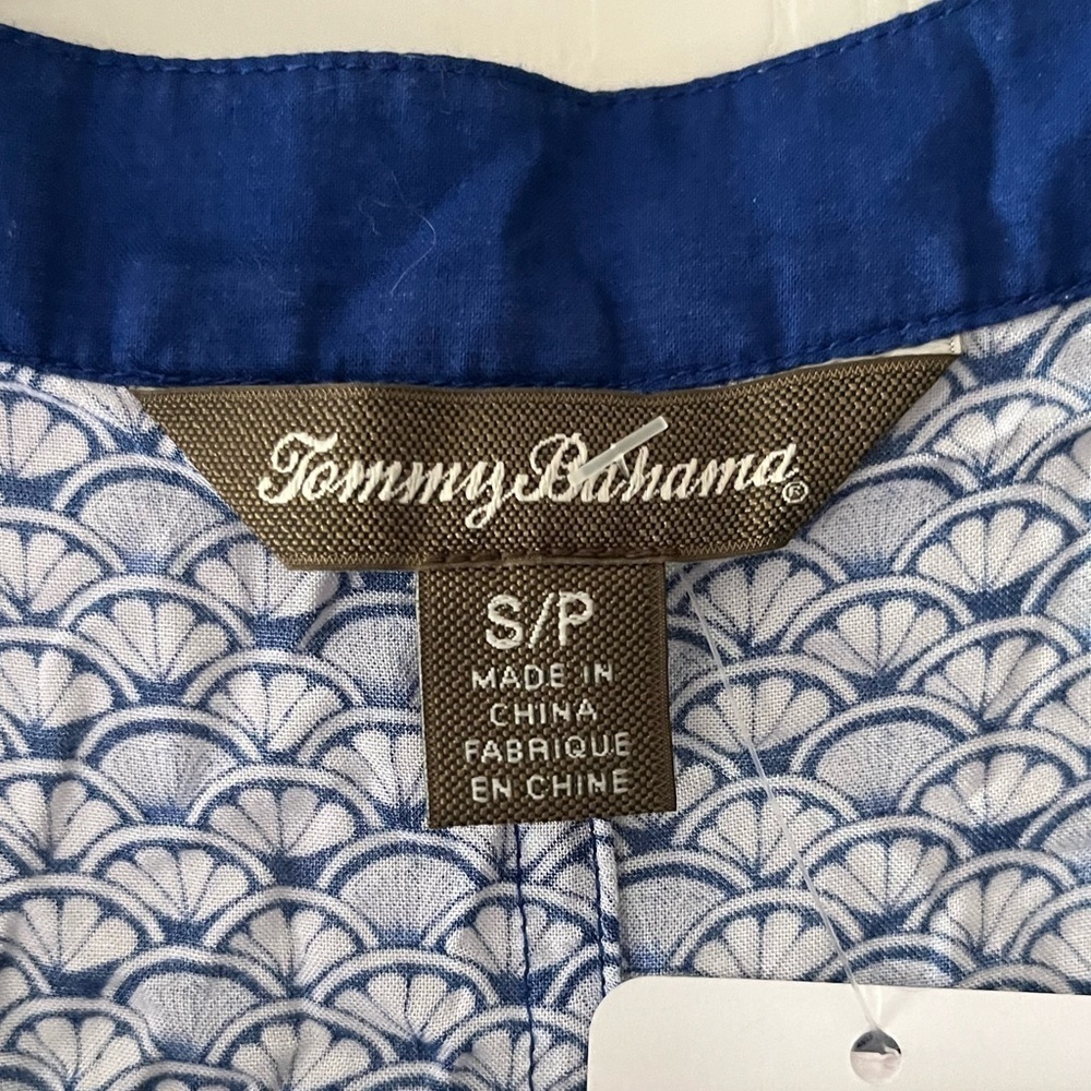 Tommy Bahama Blue and White Patterned Dress - Picture 4 of 6